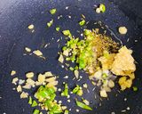 A picture of step 3 of Turai with Moong Daal.