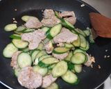 小黃瓜拌豬肉的食譜步驟3照片