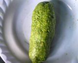 A picture of step 2 of Spinach poha finger.