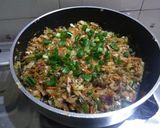 A picture of step 2 of Veg spring roll.