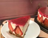 Foto langkah ke 7 dari resep Strawberry 🍓 cheese 🧀 cake 🍰.