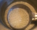 A picture of step 2 of Sabudana Kheer / Payesh.