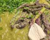 Spárgafőzelék (vegán) recept fázis 4 fotója