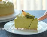 A picture of step 21 of No-Bake! Matcha Chocolate Cheesecake.