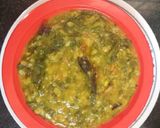 A picture of step 3 of Palak Dal.