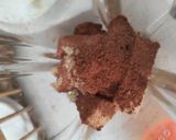 Foto langkah ke 1 dari resep Puding Brownies Roti Tawar.