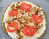Brokkoli pizza recept fázis 3 fotója