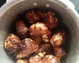 A picture of step 1 of Aloo kachalu.