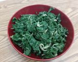Foto langkah ke 2 dari resep Santan Daun Singkong Tempe dan Teri.
