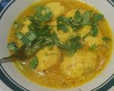A picture of step 5 of Rasiya muthiya (juicy rice ball).