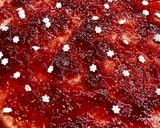 A picture of step 7 of Festive Cheesecake with Kourabiedes and Rose Water!.