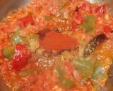 A picture of step 1 of Dhaba Style Anda Masala.