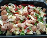 Foto del paso 3 de la receta Pechuga con verduras al horno