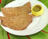 A picture of step 5 of Healthy Ragi Flakes Chilla.