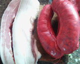Foto del paso 3 de la receta: Sopa de poroto negro chorizo colorado y variedades del cerdo 🐖
