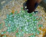 A picture of step 6 of Qeema Matar.
