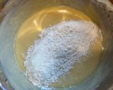 A picture of step 3 of Easy Condensed Milk Pound Cake.