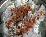 A picture of step 1 of Paneer pratha.