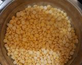A picture of step 1 of Sev khamani.