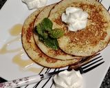 Narancsos mini palacsinta juharsziruppal, tejszínhabbal, gluténmentesen recept fázis 3 fotója