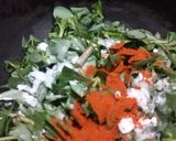 A picture of step 2 of KULFA OR PURSLANE /SUBZI E SAFAR.