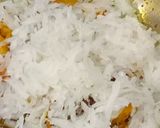 A picture of step 3 of Mooli Sabzi.