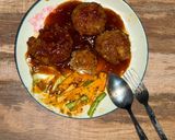 Foto langkah ke 4 dari resep Hambaga (Hamburg steak ala Jepang).