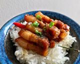 Hình bước làm 4 của món Thịt kho teriyaki