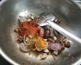 A picture of step 1 of Hyderabadi Baigara Baigan.