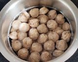 A picture of step 1 of Soya chunks, potato biryani.