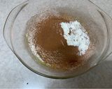 A picture of step 2 of Fragrant Cocoa Cookies Without Butter.