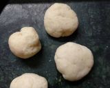 A picture of step 3 of Nangori aloo.