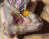 A picture of step 2 of Pork Shank with Vegetables.