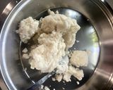 A picture of step 2 of Dal rice dumplings.