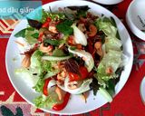 Hình bước làm 3 của món Salad rau củ trộn dầu giấm
