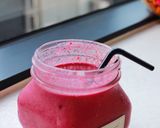 Hình bước làm 5 của món Red smoothie cho bữa sáng❤️❤️❤️