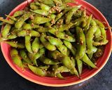 A picture of step 7 of Spicy Edamame.