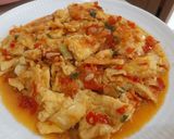 Foto langkah ke 5 dari resep Telur dadar balado.