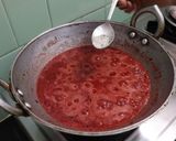 A picture of step 6 of Millet beet kheer millet beetroot payasa.