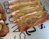 Une image de l'étape 3 de Asperges blanches au jambon cru, guacamole et crème de balsamique.