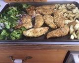 A picture of step 4 of Sheet-Pan Chicken Parmesan.