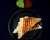 A picture of step 5 of Ghughra Sandwich.
