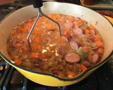 A picture of step 5 of Easy Sausage & Bean Stew.