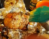 Pas rețetă Carne de porc, vită și piept de curcan în folie la cuptor 11 fotografie
