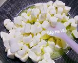 Hình bước làm 2 của món Kẹo Nougat (Kẹo Hạnh Phúc) Trà Xanh