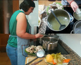 Foto del paso 5 de la receta: Caldo de pollo/papilla de puchero o cocido