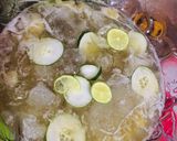A picture of step 3 of Pineapple mock tail.