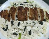 A picture of step 6 of Alfredo Pasta.