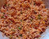 A picture of step 6 of Mexican Rice.