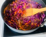 A picture of step 2 of Fiery Cabbage Soup.